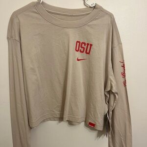 COPY - Ohio state cropped long sleeve size Large
